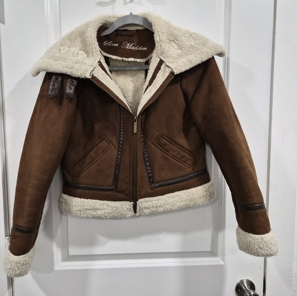 Steve Madden Teddy Girls Jacket Size Large